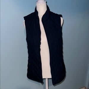 Navy Quilted Vest